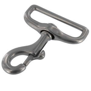 B6228  2"  Nickel Matte, Swivel Bolt Snap, Solid Brass-LL