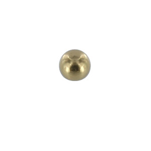 K1070 Natural Brass, Foot/Stud, Solid Brass-LL ***Requires the back post B-1414, sold separately***