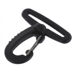 Plastic Swivel Snap Hook - Black