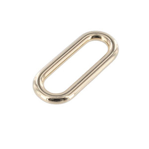 20122 1 1/2" Gold Plated, Single Loop, Solid Brass