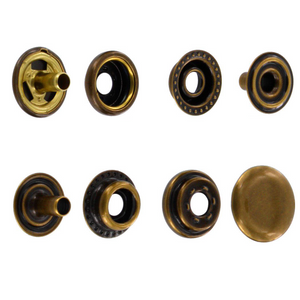 Button Snaps Solid Brass 5/16 40 Piece Set Durable ⋆ Saddles N Such