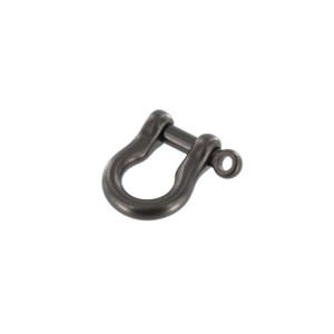 B7485 1/4" Gun Metal, Shackle w/ Screw Pin, Solid Brass-LL