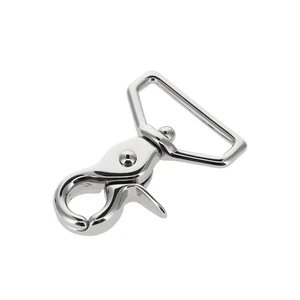 3008A Nickel Plate, Mini Swivel Trigger Snap, Solid Brass-LL