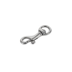 45 1/4" Nickel Matte, Swivel Bolt Snap, Solid Brass-LL