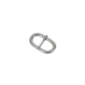 B7574 Nickel Matte, Watch Buckle, Solid Brass-LL