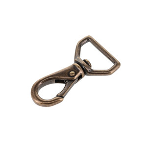 230 Antique Brass, Swivel Lever Snap, Solid Brass-LL, Multiple Sizes