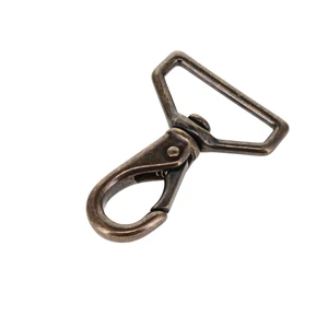 230 Antique Brass, Swivel Lever Snap, Solid Brass-LL
