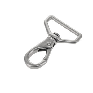 230 Nickel Matte, Swivel Lever Snap, Solid Brass-LL