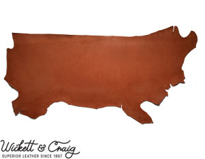 Wickett & Craig Skirting Leather, Side, Chestnut