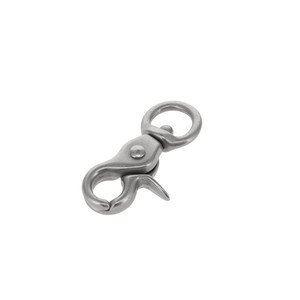 3012A 3/8" Nickel Matte, Extra Mini Swivel Trigger Snap, Solid Brass-LL
