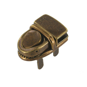 B8606 Antique Brass Plated, Side Release Buckle, Zinc/Plastic, Multiple  Sizes 