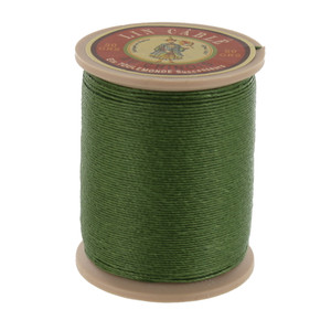 735 Chartreuse, Fil Au Chinois - Lin Cable - Waxed Linen Thread