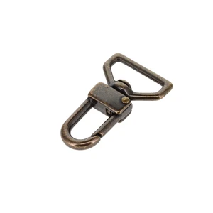 510 Antique Brass, Swivel Lever Snap, Solid Brass-LL