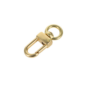 511 3/8" Natural Brass, Swivel Lever Snap, Solid Brass-LL