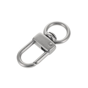 521 5/8" Nickel Matte, Swivel Lever Snap, Solid Brass-LL