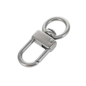 521 5/8" Nickel Matte, Swivel Lever Snap, Solid Brass-LL