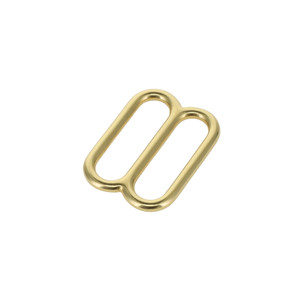 2022 1" Natural Brass, Thin Double Loop, Solid Brass-LL