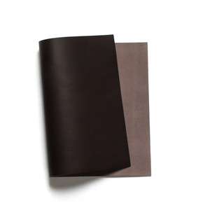 Korba Buffalo Calf Leather Panel - Dark Brown