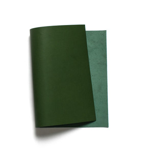 Korba Buffalo Calf Leather Panel - Peacock Green