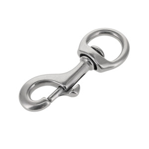 3611 3/4" Nickel Matte, Swivel Bolt Snap, Solid Brass-LL