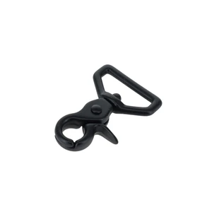 3012A PVD Black Matte, Extra Mini Swivel Trigger Snap, Solid Brass-LL
