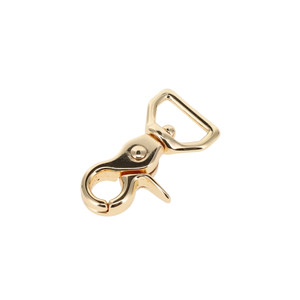 3012A 1/2" Gold Plate, Extra Mini Swivel Trigger Snap, Solid Brass-LL
