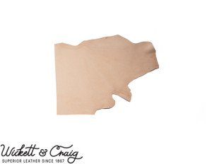 Wickett & Craig Carving Leather, Shoulder, Natural