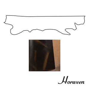 Horween Chromexcel Leather Belly, Dark Olive, Multiple Weights