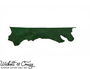 Wickett & Craig English Bridle Leather, Belly, Zucchini