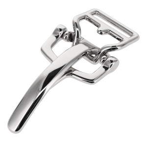 B9571 1 1/4" Nickel Plate, Collar Fastener, Solid Brass-LL
