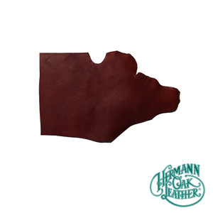 Hermann Oak English Bridle Leather Shoulder British Brown