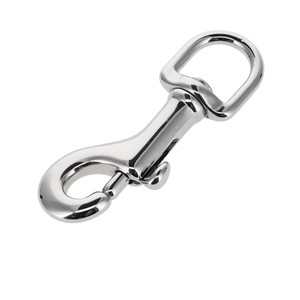 3001A 1/2"  Nickel Plate, Swivel Bolt Snap, Solid Brass-LL