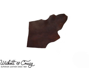 Wickett & Craig Traditional Harness Leather, Shoulder, Chocolate