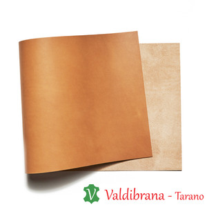 Valdibrana Conceria, Tarano, Italian Vachetta Leather, Double Shoulder,  Natural Vachetta 