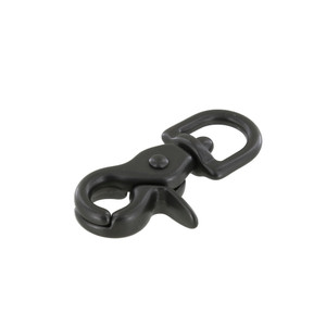 3008A 7/16" Gun Metal, Mini Swivel Trigger Snap, Solid Brass-LL