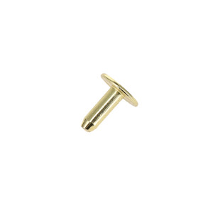 B1414 Brass Plate, Back Post, Solid Iron