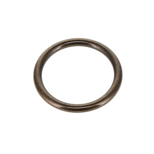 1.5" thin antique brass o-ring