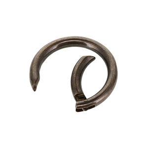 B9431 1-1/4" antique brass o-ring