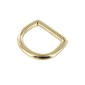 2011 1.25" gold plate D-ring