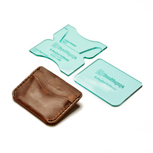 DIY 5-Pocket Foldover Wallet Leather Kit - Saturday Scratch