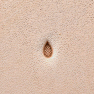 Leather Stamping Tool, Background, Teardrop, Wide Squares