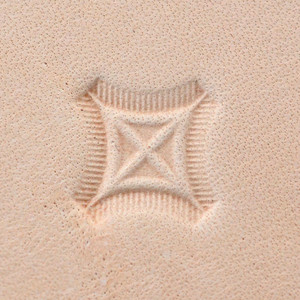 Leather Stamping Tool, Geometric, 'X' Shape #3