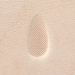 Leather Stamping Tool, Pear Shaders, Checked, Multiple Sizes