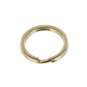 B2020 Antique Brass, Key Ring, Solid Iron, Multiple Sizes