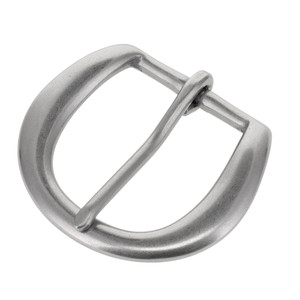 #5 NICKEL MATTE HEEL BAR BUCKLE