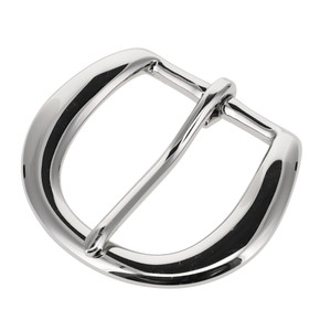 #5 NICKEL PLATE HEEL BAR BUCKLE