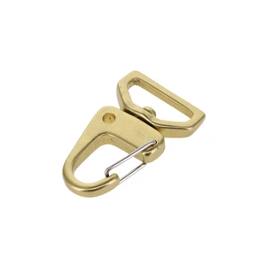Natural Brass Swivel Lever Snap