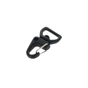 C5240 1/2" PVD Black Matte, Swivel Lever Snap, Flat Base, Solid Brass-LL