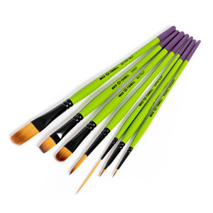 Alpha 6, Mack/Tidwell Monster Stix Brushes, 7 Brush Set