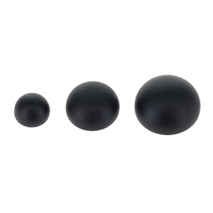Round Bag Feet, Black Matte